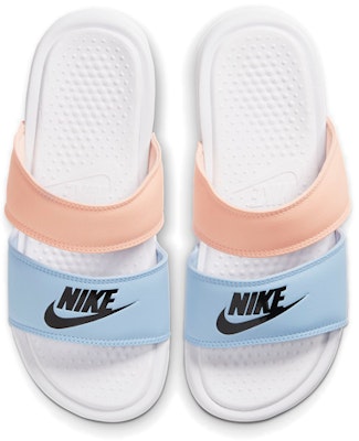(W) Nike Benassi Duo Ultra Slide Putih/Biru/Merah Jambu 819717-109 Lookbook (W) Nike Benassi Duo Ultra Slide Putih/Biru/Merah Jambu 819717-109