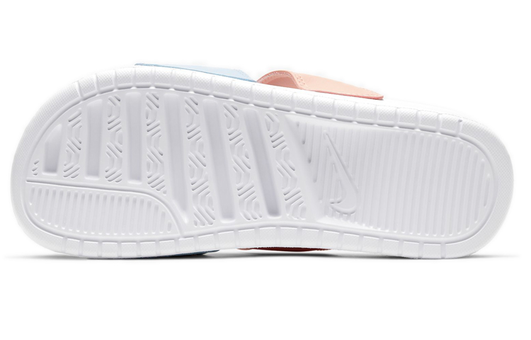 Shop (W) 耐克Benassi Duo Ultra拖鞋 白/蓝/粉色 819717-109