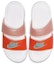 Lookbook (W) 나이키 베나시 듀오 울트라 슬라이드 화이트/오렌지/핑크 819717-107