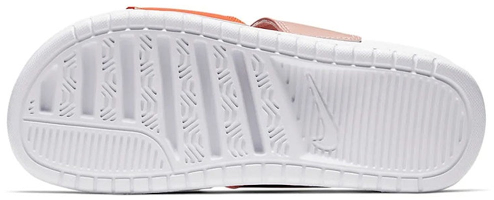 Nike Benassi Duo Ultra 拖鞋 女式 白橘粉 Shop Nike Benassi Duo Ultra 拖鞋 女式 白橘粉