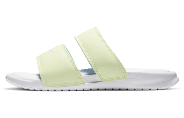 (Women) Nike Benassi Duo Ultra Slide White/Yellow 819717-111