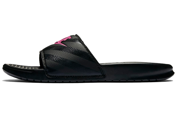 (Women) Nike Benassi JDI 'Black Vivid Pink' 343881-061
