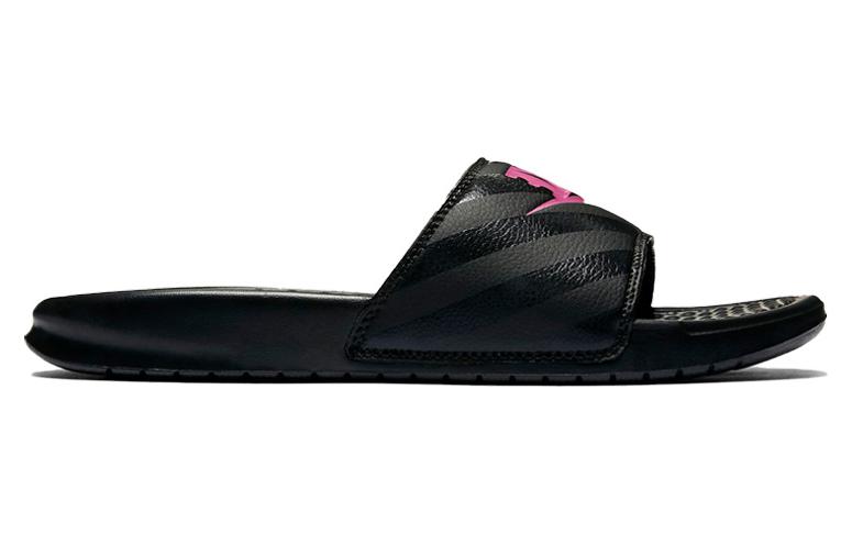 Lookbook (W) Nike Benassi JDI 'Hitam Merah Muda Vivid' 343881-061