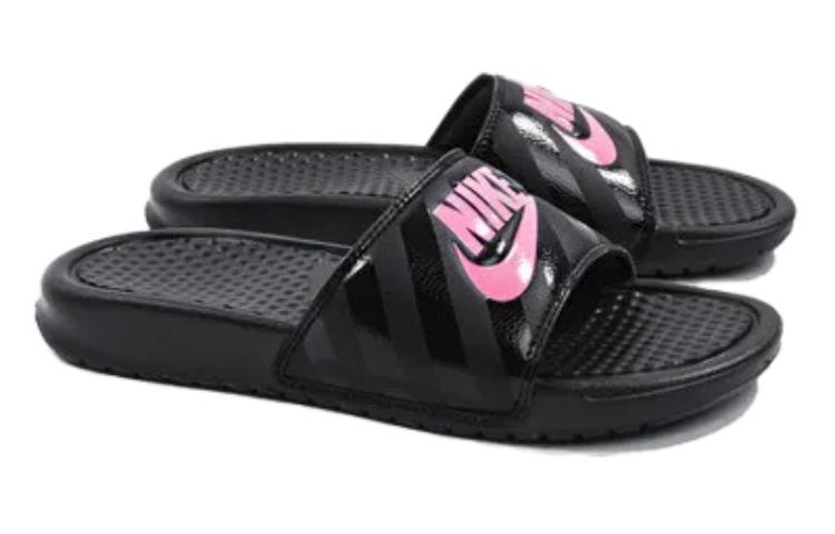 Shop (W) Nike Benassi JDI 'Hitam Merah Muda Vivid' 343881-061