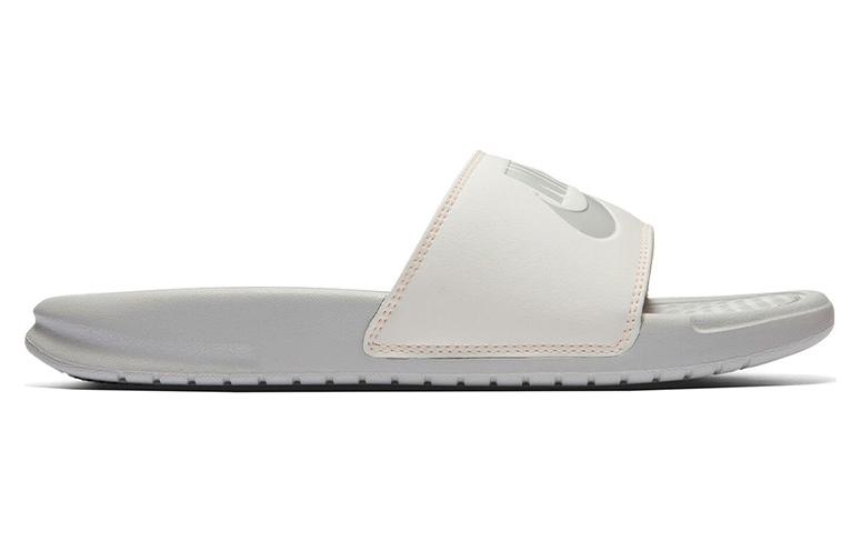 Order (W) Nike Benassi JDI 'Light Bone' Sandal Putih Tona Lembut 343881-005