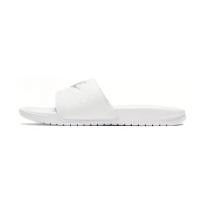 (W) Nike Benassi JDI 'White Silver'