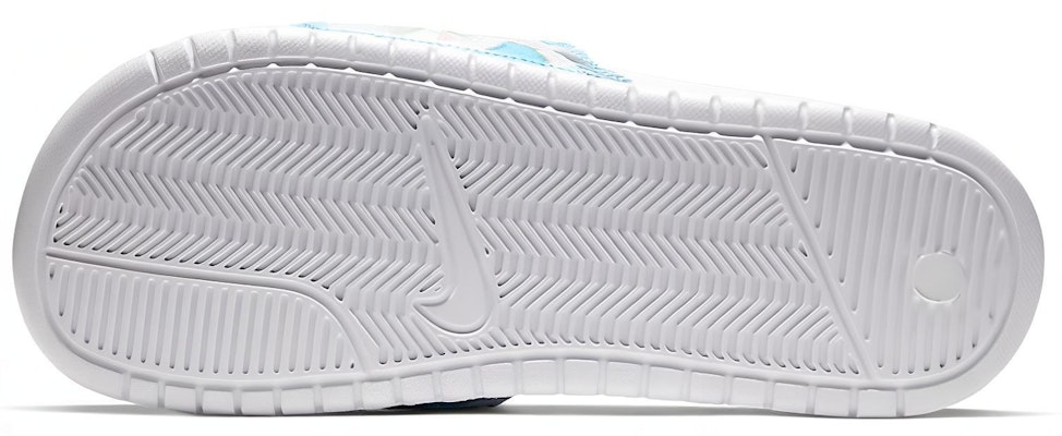 (W) 나이키 베나시 JDI 플로럴 슬리퍼 '화이트 블루' 618919-115 Shop (W) 나이키 베나시 JDI 플로럴 슬리퍼 '화이트 블루' 618919-115