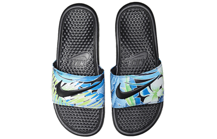 Shop Nike Benassi Just Do It 花朵 拖鞋 女款