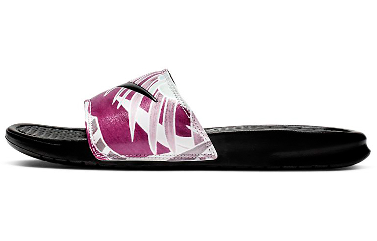 (Women) Nike Benassi JDI Print 'Black Active Fuchsia' 618919-030