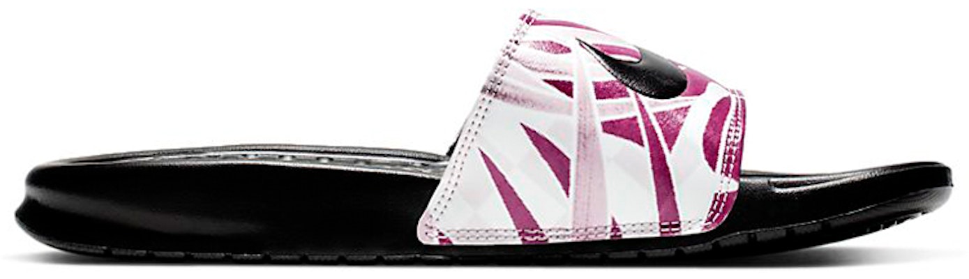 (Women) Nike Benassi JDI Print 'Black Active Fuchsia' 618919-030 Order (Women) Nike Benassi JDI Print 'Black Active Fuchsia' 618919-030