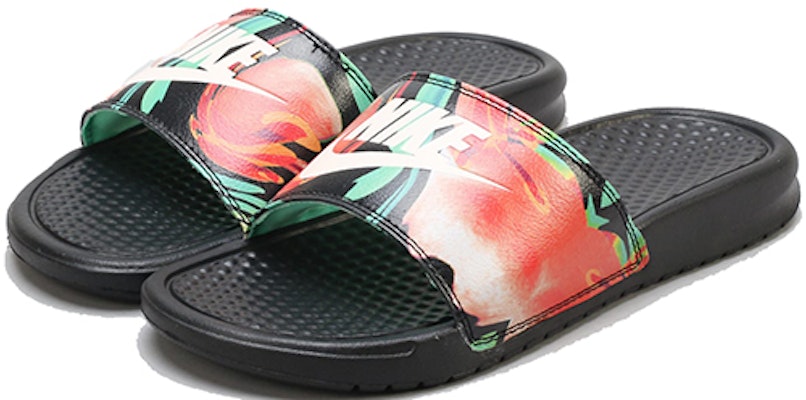 (W) ナイキ ベナッシ JDI 花柄 (Nike Benassi JDI Hanagara) 618919-019 Shop (W) ナイキ ベナッシ JDI 花柄 (Nike Benassi JDI Hanagara) 618919-019