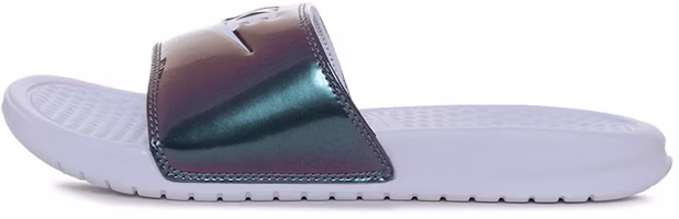 (Women) Nike Benassi JDI Print 'Purple White' 618919-107 (Women) Nike Benassi JDI Print 'Purple White' 618919-107