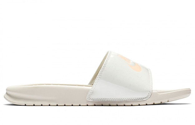 (W) Nike Benassi JDI Cetakan Fesyen Selipar Putih Merah Jambu 'White Pink' 618919-021 Order (W) Nike Benassi JDI Cetakan Fesyen Selipar Putih Merah Jambu 'White Pink' 618919-021