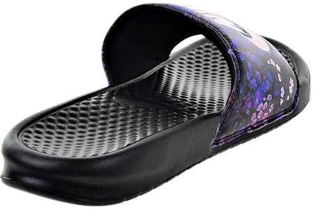 (W) 나이키 베나시 JDI 프린트 플로럴 (여성) '블랙 퍼플' 618919-009 Shop (W) 나이키 베나시 JDI 프린트 플로럴 (여성) '블랙 퍼플' 618919-009