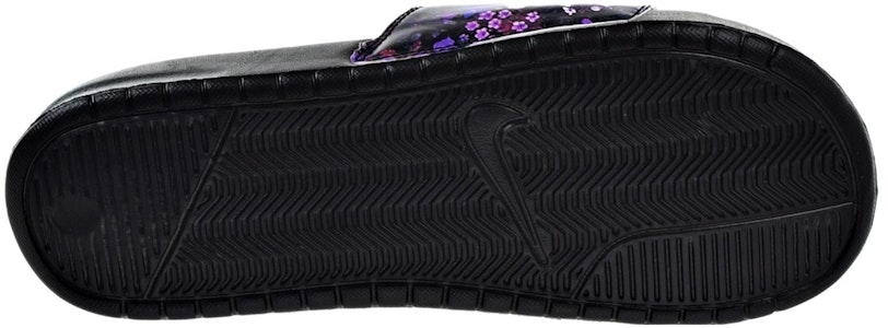 (W) 나이키 베나시 JDI 프린트 플로럴 (여성) '블랙 퍼플' 618919-009 Purchase (W) 나이키 베나시 JDI 프린트 플로럴 (여성) '블랙 퍼플' 618919-009