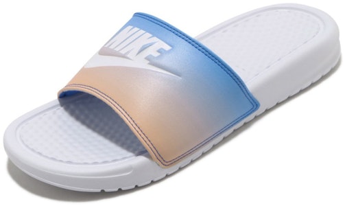 Nike Benassi JDI Print 藍粉漸變 女款 拖鞋 Order Nike Benassi JDI Print 藍粉漸變 女款 拖鞋