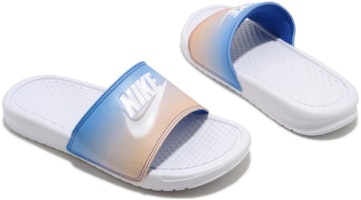 (W) Nike Benassi JDI Print Slide 'Putih Hyper Royal' 618919-122 Purchase (W) Nike Benassi JDI Print Slide 'Putih Hyper Royal' 618919-122