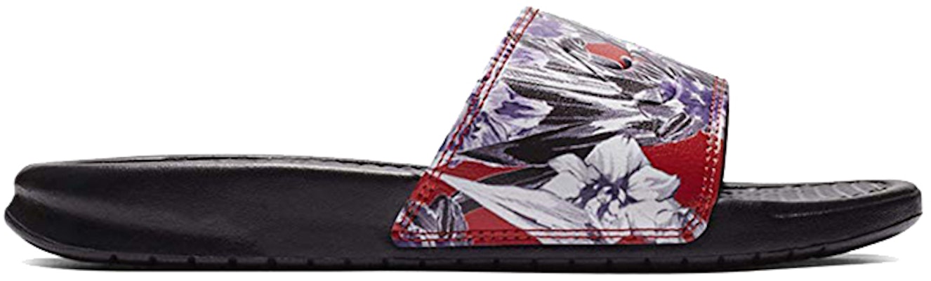 (W) 耐克Benassi JDI拖鞋'花卉图案' 618919-024 Order (W) 耐克Benassi JDI拖鞋'花卉图案' 618919-024