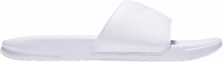 (Women) Nike Benassi JDI Slide 'Triple White' 343881-115 (Women) Nike Benassi JDI Slide 'Triple White' 343881-115