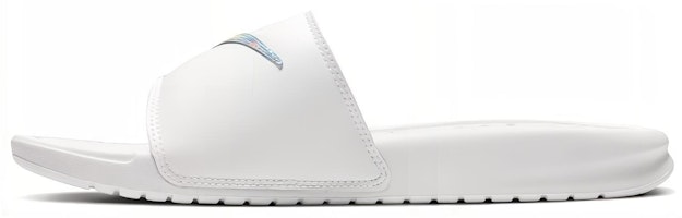 (Women) Nike Benassi JDI Slide 'White Iridescent' DA2544-100 (Women) Nike Benassi JDI Slide 'White Iridescent' DA2544-100