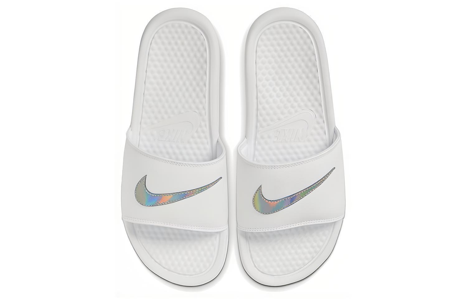 Lookbook (W) Nike Benassi JDI Slide 'Putih Iridescent' DA2544-100