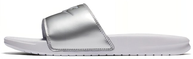 (Women) Nike Benassi JDI Slide 'White Wolf Grey' 343881-107 (Women) Nike Benassi JDI Slide 'White Wolf Grey' 343881-107