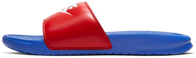 (Women) Nike Benassi JDI Slides 'Game Royal University Red' 343881-409 (Women) Nike Benassi JDI Slides 'Game Royal University Red' 343881-409