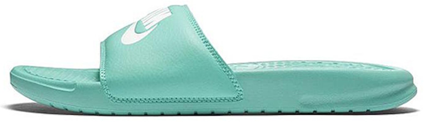 (W) Nike Benassi Just Do It Sandalias Verdes Tiffany Blue 343881-314 Buy (W) Nike Benassi Just Do It Sandalias Verdes Tiffany Blue 343881-314