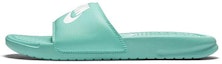 Buy (W) Nike Benassi Just Do It Tiffany Blue Slide Hijau 343881-314