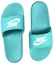 Shop (W) Nike Benassi Just Do It Tiffany Blue Slide Hijau 343881-314