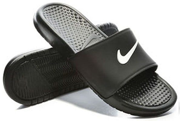 (Women) Nike Benassi Shower Slide (W) Black White Slippers 'Black White' 819703-010 Shop (Women) Nike Benassi Shower Slide (W) Black White Slippers 'Black White' 819703-010