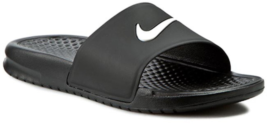 (Women) Nike Benassi Shower Slide (W) Black White Slippers 'Black White' 819703-010 Purchase (Women) Nike Benassi Shower Slide (W) Black White Slippers 'Black White' 819703-010