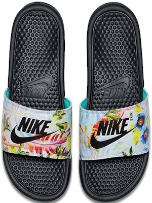(Women) Nike Benassi Slide 'Floral Print' 618919-023 Lookbook (Women) Nike Benassi Slide 'Floral Print' 618919-023