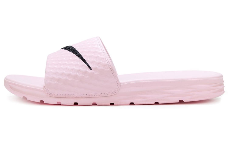 Buy (W) Nike Benassi Solarsoft 'Peism Pink Black' Wanita Hitam Pink 705475-601