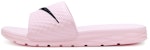 (W) Nike Benassi Solarsoft 'Peism Pink Black' Selipar lelaki Wanita 705475-601