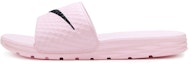 Buy (W) Nike Benassi Solarsoft 'Peism Pink Black' Selipar lelaki Wanita 705475-601
