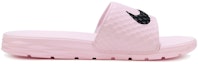 Order (W) Nike Benassi Solarsoft 'Peism Pink Black' Selipar lelaki Wanita 705475-601