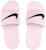 (W) Nike Benassi Solarsoft 'Peism Pink Black' Selipar lelaki Wanita 705475-601