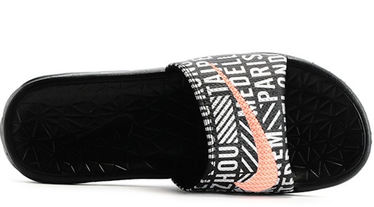 (W) 耐克Benassi Solarsoft Sld 2 NWM“黑色”拖鞋 799087-080 Shop (W) 耐克Benassi Solarsoft Sld 2 NWM“黑色”拖鞋 799087-080