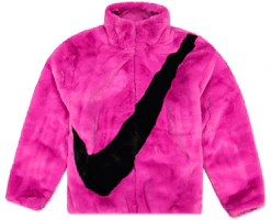 (Women) Nike Big Swoosh Faux Fur Warm Jacket Women’s Pink CU6558-564 (Women) Nike Big Swoosh Faux Fur Warm Jacket Women’s Pink CU6558-564