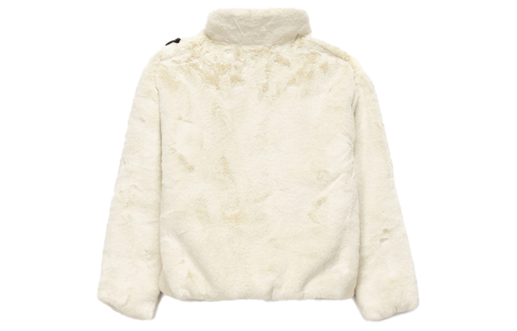 Lookbook (W) Nike 大勾勾刷毛立領外套 白色 CU6558-238