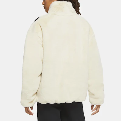 (W) Nike 大勾勾刷毛立領外套 白色 CU6558-238 Details for (W) Nike 大勾勾刷毛立領外套 白色 CU6558-238
