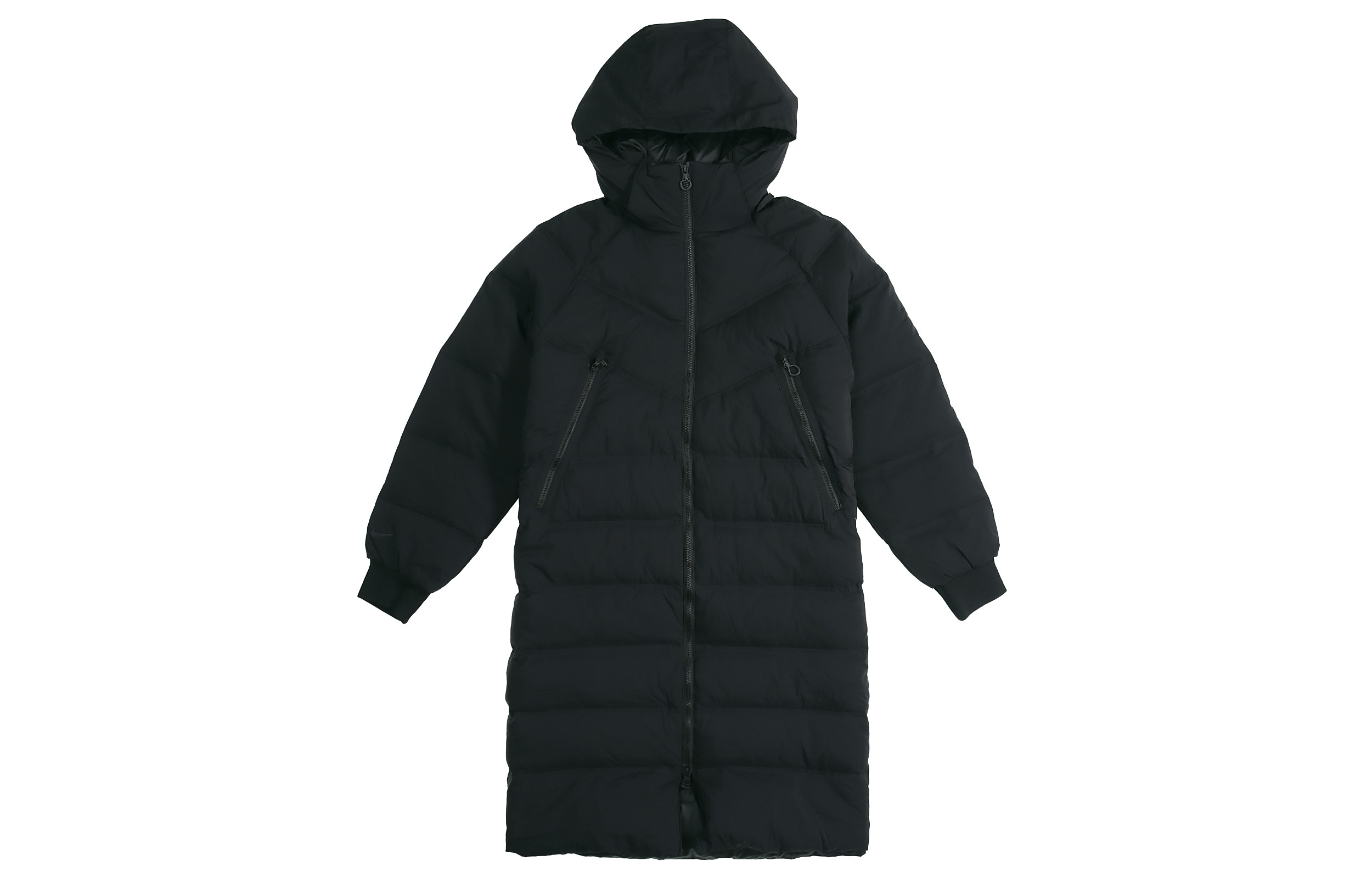 Order (Women) Nike Black Down-Fill Mid-Length Hooded Parka Winter Jacket BV3138-010