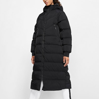 (Women) Nike Black Down-Fill Mid-Length Hooded Parka Winter Jacket BV3138-010 Purchase (Women) Nike Black Down-Fill Mid-Length Hooded Parka Winter Jacket BV3138-010
