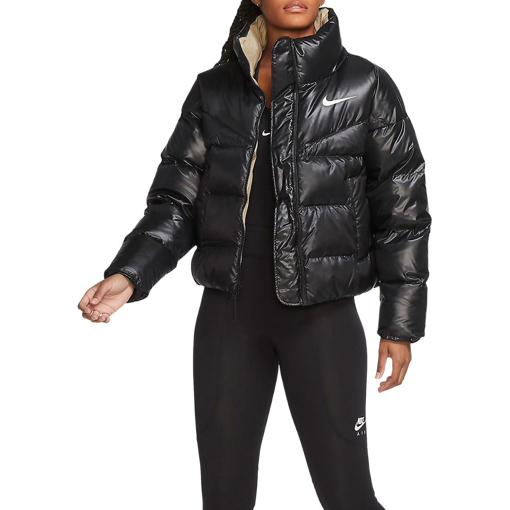 (Women) Nike Black Down-Fill Short Puffer Jacket CU5813-010