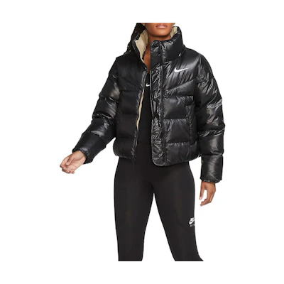 (Women) Nike Black Down-Fill Short Puffer Jacket CU5813-010