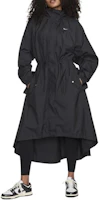 (Women) Nike Black Full-Zip Hoodie Jacket with Solid Logo Design FN2843-010 (Women) Nike Black Full-Zip Hoodie Jacket with Solid Logo Design FN2843-010