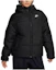 Order (W) Nike Jaket Hoodie Loose Fit Zip-Up Hitam dengan Print Huruf FB7673-010