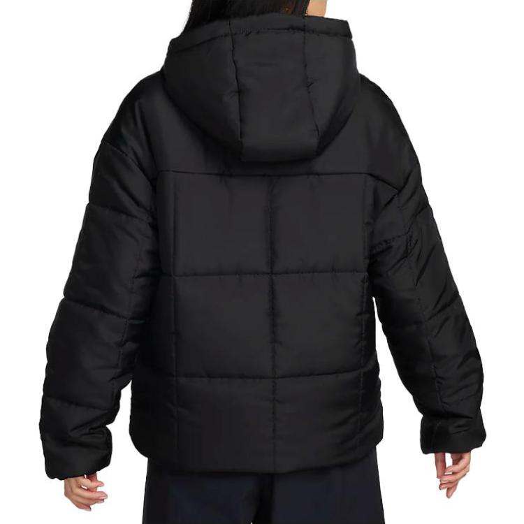 (Women) Nike Black Letter Print Loose Fit Zip-Up Hoodie Jacket FB7673-010 圖 4