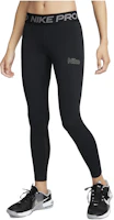 (Women) Nike Black Logo Compression Tights FN7279-010 (Women) Nike Black Logo Compression Tights FN7279-010